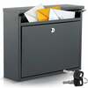 Postkast Humberg HM-860, 37,5 x 30,5 x 12 cm, must