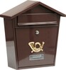 Postkast Vorel 78582, 38 x 32 x 10.5 cm, pruun