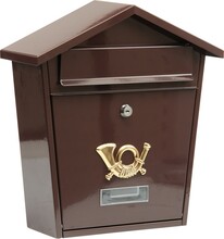 Postkast Vorel 78582, 38 x 32 x 10.5 cm, pruun