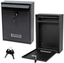 Postkast Lean, 32 x 21.5 x 8.5 cm, must