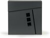 Postkast ModernHome HPB932-20-1, 37 x 10.5 x 36.5 cm, antratsiit