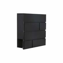 Postkast Haushalt PW-612-7, 15 x 37 x 37 cm, must