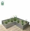 Tõstetud peenar Klasika Garden L, 150 x 75 x 30 cm, tsingitud