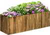 Puidust kõrgendatud peenar Outsunny, 120 x 40 x 40 cm