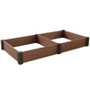 Peenrakast Keter Vista Modular, 121,5 x 121,5 x 27 cm, pruun