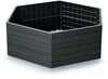 Peenrakast Prosperplast Base Woody, 148 x 129 x 25 cm, antratsiit