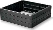 Peenrakast Prosperplast Base Woody, 75.6 x 75.6 x 25 cm, antratsiit
