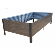 Tõstetud peenar Klasika Woodlook, 150 x 75 x 30 cm, pruun