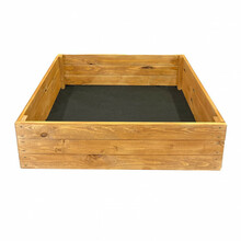 Puidust peenrakast 4IQ, 80 x 80 x 27 cm, pruun