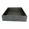 Puidust peenrakast 4IQ, 80 x 80 x 27 cm, must
