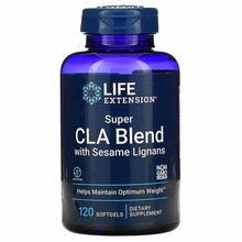 Life Extension Super CLA segu seesami lignaanidega, 120 kapslit