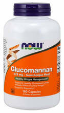 Now Foods glükomannaan 575 mg, 180 kapslit