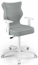 Laste kontoritool Entelo Duo JS03, hall/valge