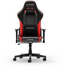Mänguritool DXRacer Prince L, must/punane, PVC nahk