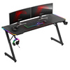 Mängulaud Huzaro Hero 4.8 RGB, must