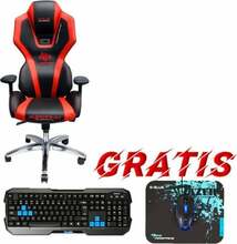 Mänguritool E-Blue Auroza X1 LED, must/punane