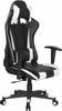 Mänguritool Beliani Gamer, 71 x 71 x 123-135 cm, valge/must
