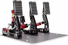 Hüdrauliline pedaalikomplekt Simagic Crimson Edition P2000-S100R, 3 pedaali, 100 kg Loadcell