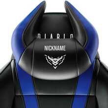 Peatoepadi Diablo Chairs Diablo X-Horn, must/sinine