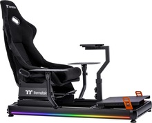 Simulaatori kabiin Thermaltake GF500 Flight Simulator Cockpit, must, GSC-F50-CPASBB-01