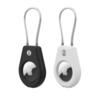 Korpus teraskaabliga Apple AirTag Hurtel, must + valge (2 tk)