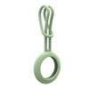 Kate iLike AirTag Silicone Keychain Loop Case, roheline