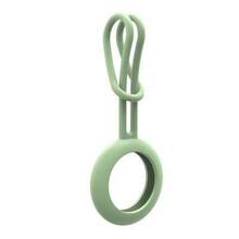 Kate iLike AirTag Silicone Keychain Loop Case, roheline