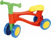 Tõugatav jalgratas Lena My First Scooter, punane/roheline