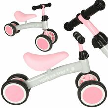 Kolmerattaline jooksuratas Trike-fix Tiny, roosa