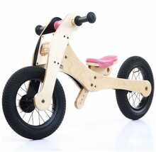 Jooksuratas Trybike 4-in-1, roosa