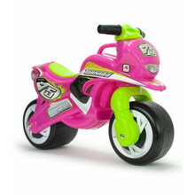 Tasakaalu mootorratas Injusa Tundra Tornado Ride-On Motorbike, roosa