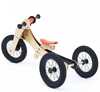Puidust jooksuratas Trybike 4-in-1, oranž