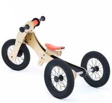 Puidust jooksuratas Trybike 4-in-1, oranž