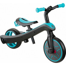 Kolmerattaline tasakaaluratas Globber Explorer Trike 2in1, rohekassinine