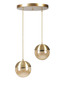 Rippvalgusti Opviq Chandelier Kure, E 27, metall, kuldne