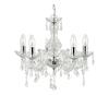 Lühter Searchlight Marie Therese 1455-5CL, 5xE14, 40W, rippuv