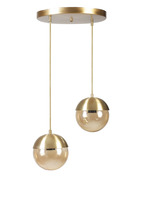 Rippvalgusti Opviq Chandelier Kure, E 27, metall, kuldne