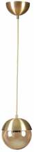 Rippvalgusti Opviq Chandelier Kure, E27, metall, kuldne