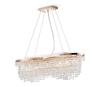 Rippvalgusti Maytoni Diamant Crystal DIA600-07-G, 7xE14, 60W, valge