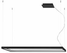 Ripplamp Sollux Tuula L, 50 W, LED, 3000 K, must