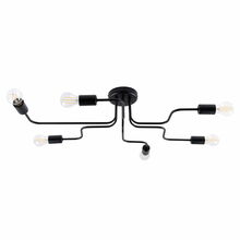 Lühter Sollux VECTOR 6, SL.1447, 6xE27, 15W, 230V, must
