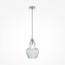 Rippvalgusti Maytoni Eustoma MOD238-PL-01-TR, 1xE14, 40W, nikkel, klaaskupliga