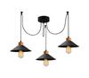 Rippvalgusti Opviq Manavgat N-546, 3xE27, 40W, must