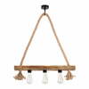 Rippvalgusti Opviq Erebos, 3xE27, 40W, naturaalne
