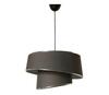 Rippvalgusti Opviq Barette, 1xE27, 60W, hõbe, antratsiit