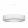 Rippvalgusti Sollux Saturno, 8xE27, 60W, d. 90 cm, valge