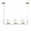 Ripplamp Opviq Faruk 13716, kuldne