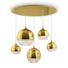 Laelamp Maytoni Fermi, 5xE27, 60W, nikkel