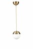 Rippvalgusti Opviq Chandelier Kure, E27, metall, kuldne/valge