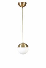 Rippvalgusti Opviq Chandelier Kure, E27, metall, kuldne/valge